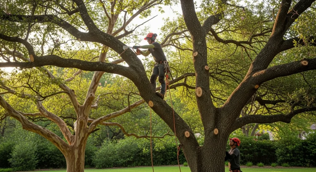 A Beginner’s Guide Pruning Live Oak, Crepe Myrtle, Red Oak, and Cedar Elm