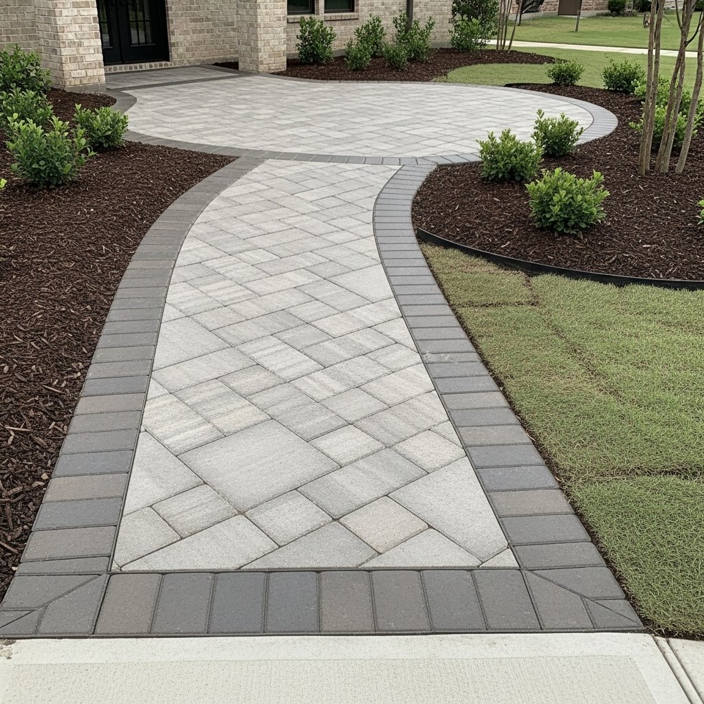 Concrete paver patio options for Fort Worth hardscaping