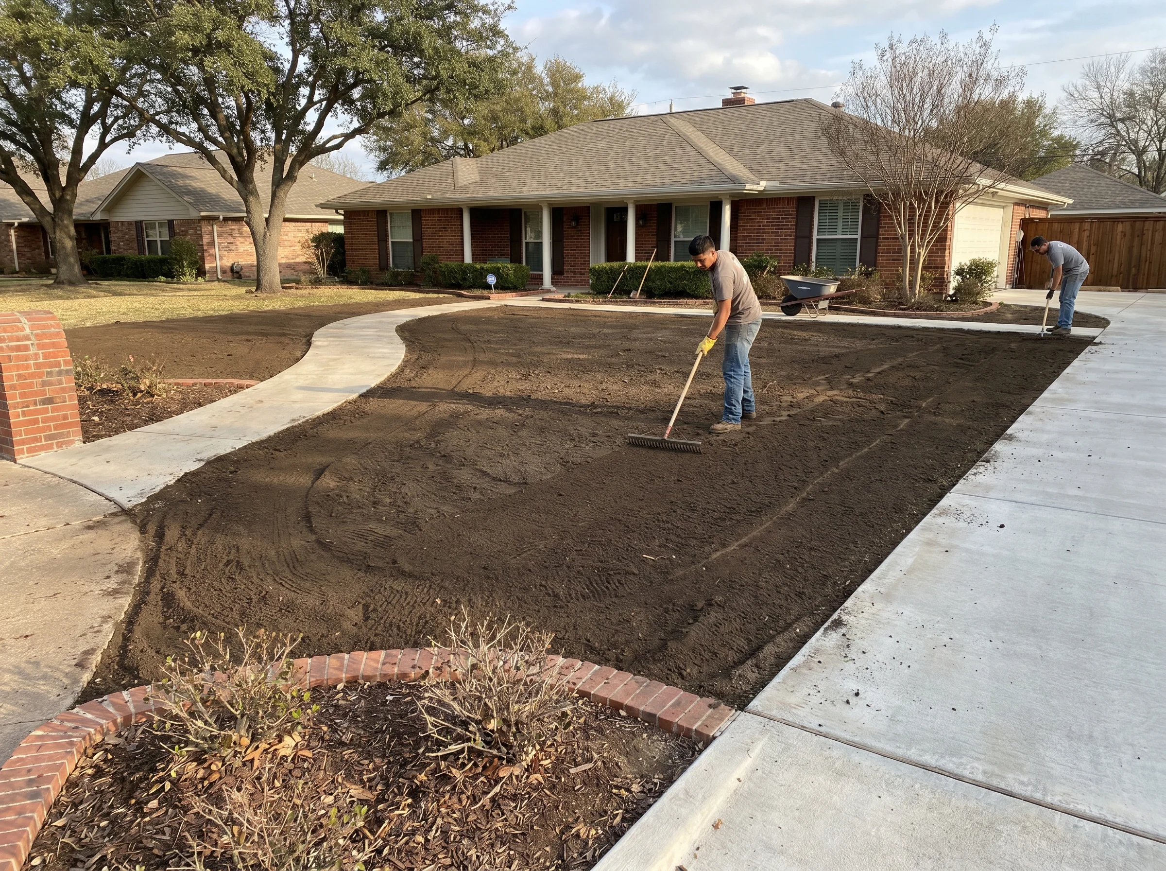 Sod Installation Services Arlington TX Black Hill Landscaping