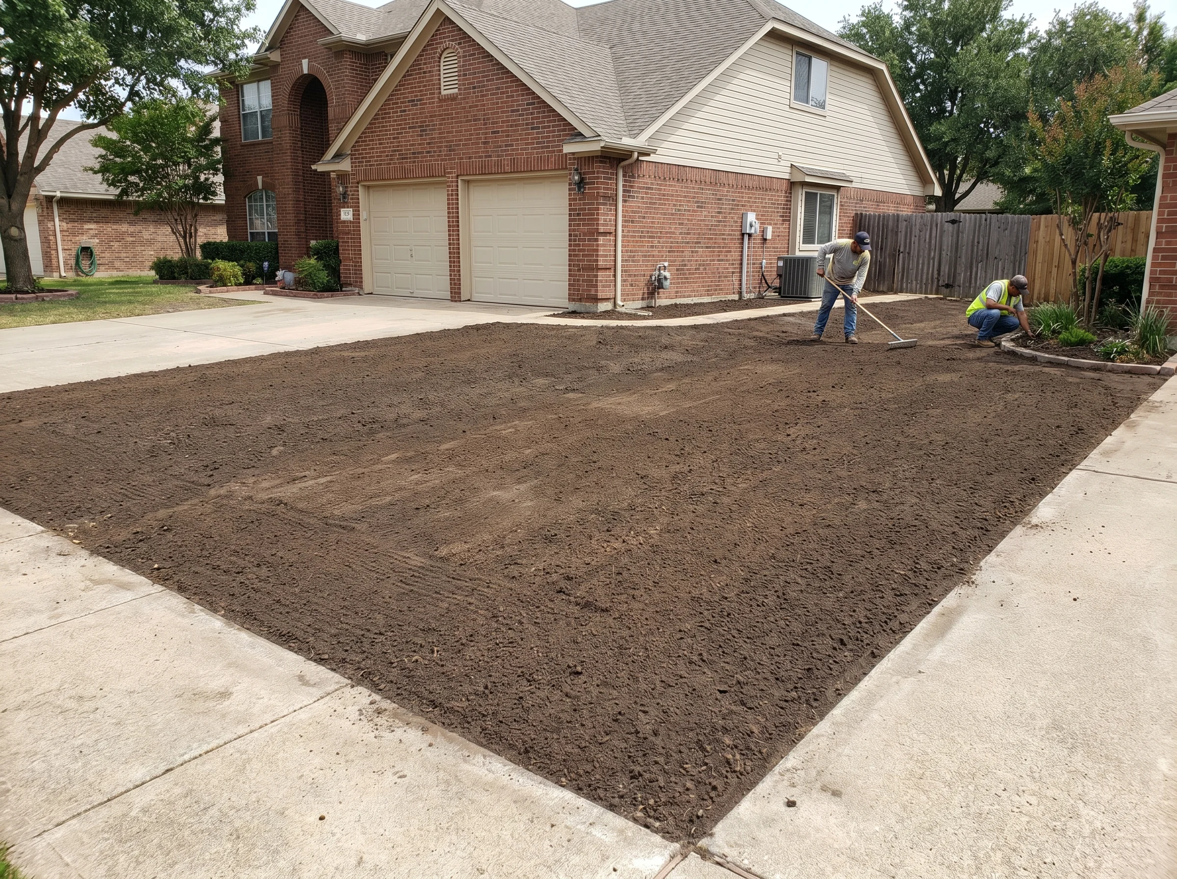 Soil Preparation Fort Worth Black Hill Landscaping