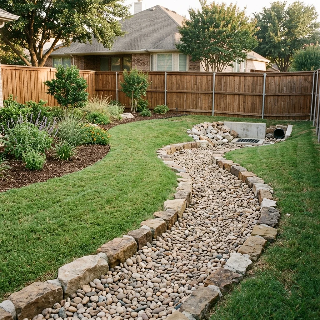 Erosion Control Solutions Keller TX Black Hill Landscaping