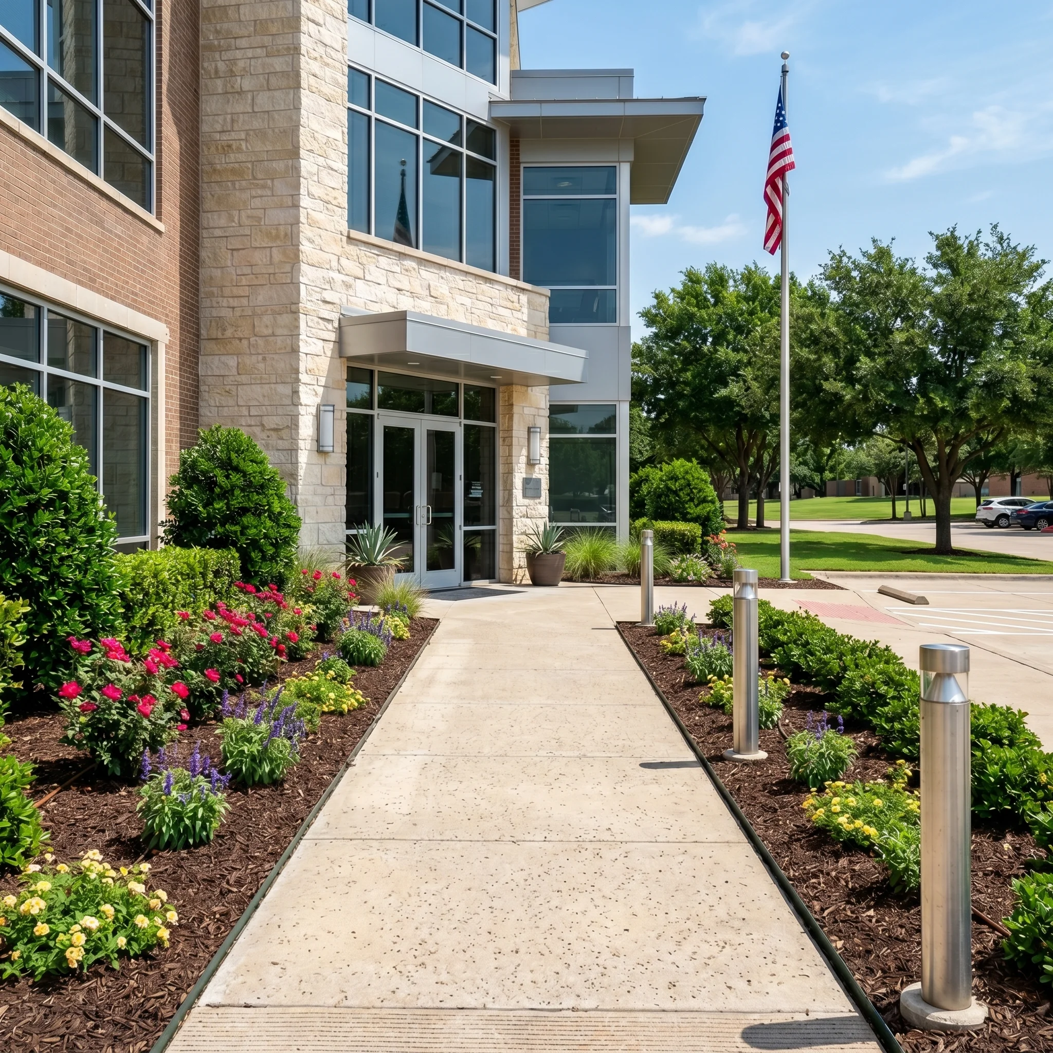 Commercial Landscape Maintenance Colleyville TX Black Hill Landscaping