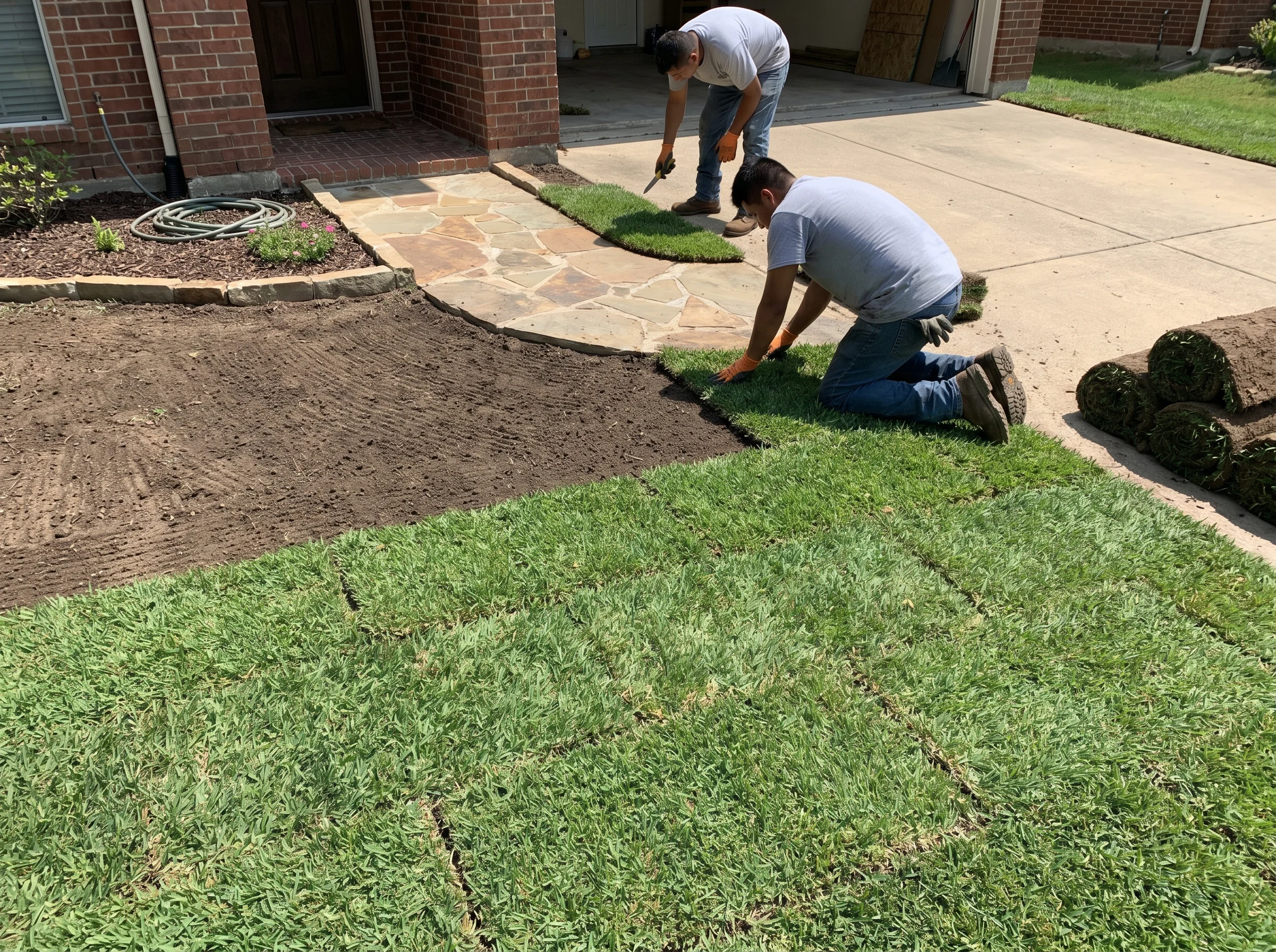 Sod Installation Services Keller TX Black Hill Landscaping