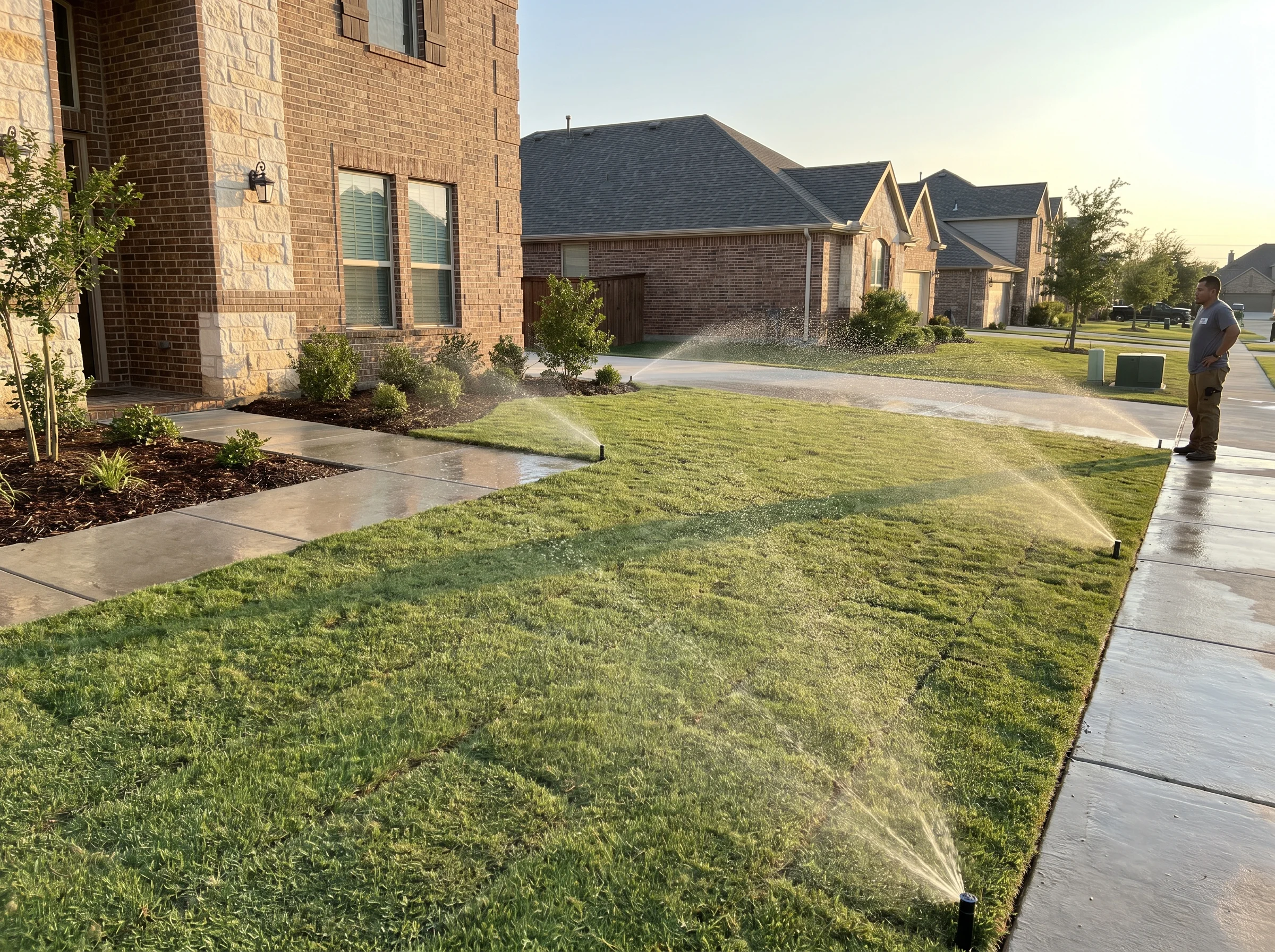 Sod Installation Services Keller TX Black Hill Landscaping