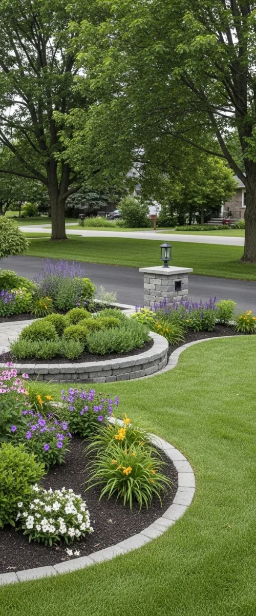 Residential landscaping design and lawn care in Fort Worth by Black Hill Landscaping