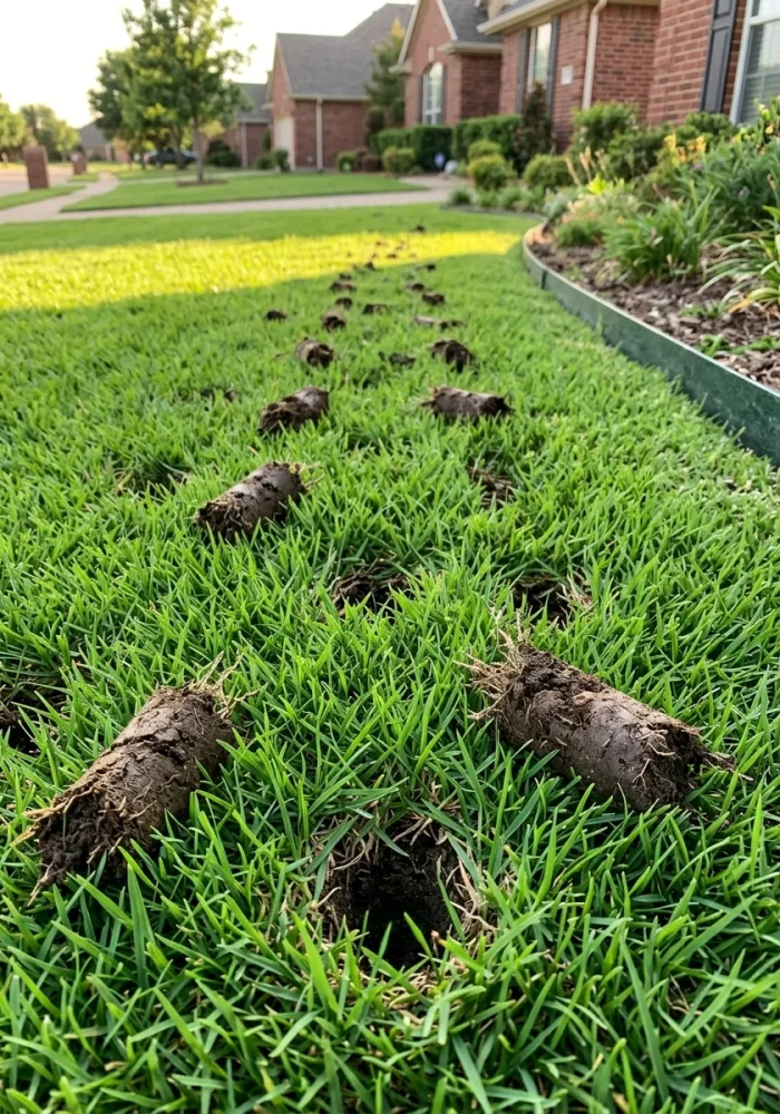 Aeration Services Southlake TX Black Hill Landscaping