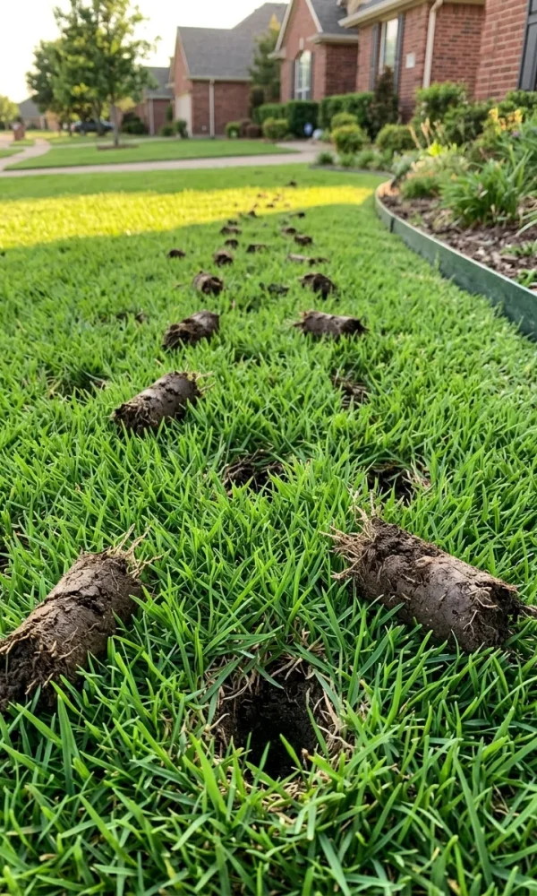 Aeration Services Fort Worth Black Hill Landscaping