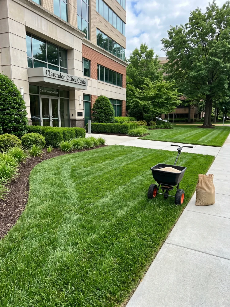 Commercial Fertilization and Weed Control Services Southlake TX Black Hill Landscaping