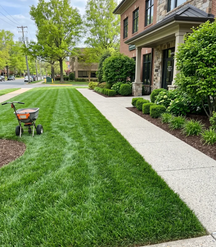 Commercial Fertilization and Weed Control Services Southlake TX Black Hill Landscaping