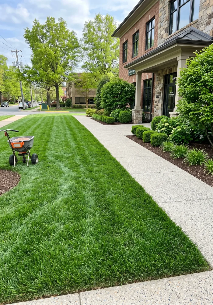 Commercial Fertilization and Weed Control in Colleyville, TX Black Hill Landscaping