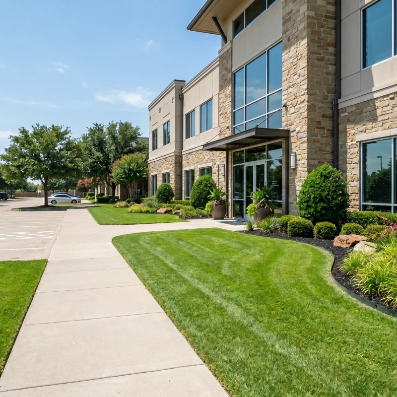 Commercial Landscape Maintenance Services in Southlake TX Black Hill Landscaping
