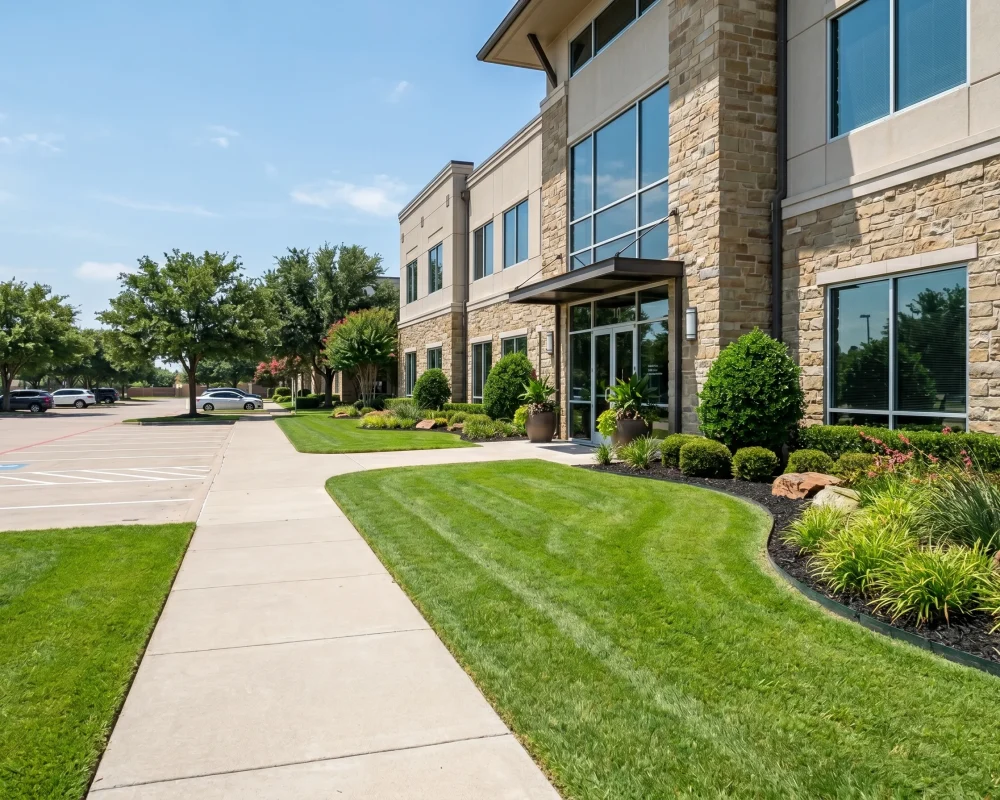 Commercial Landscape Maintenance Colleyville TX Black Hill Landscaping