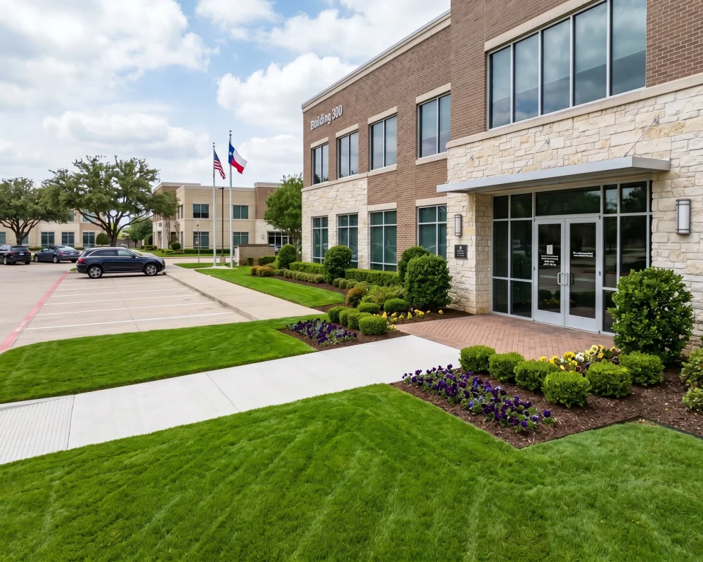 Commercial Landscape Maintenance Arlington TX Black Hill Landscaping