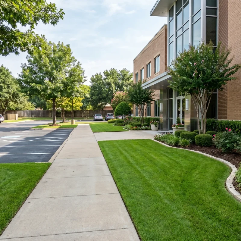 Commercial Landscape Maintenance Fort Worth TX Black Hill Landscaping