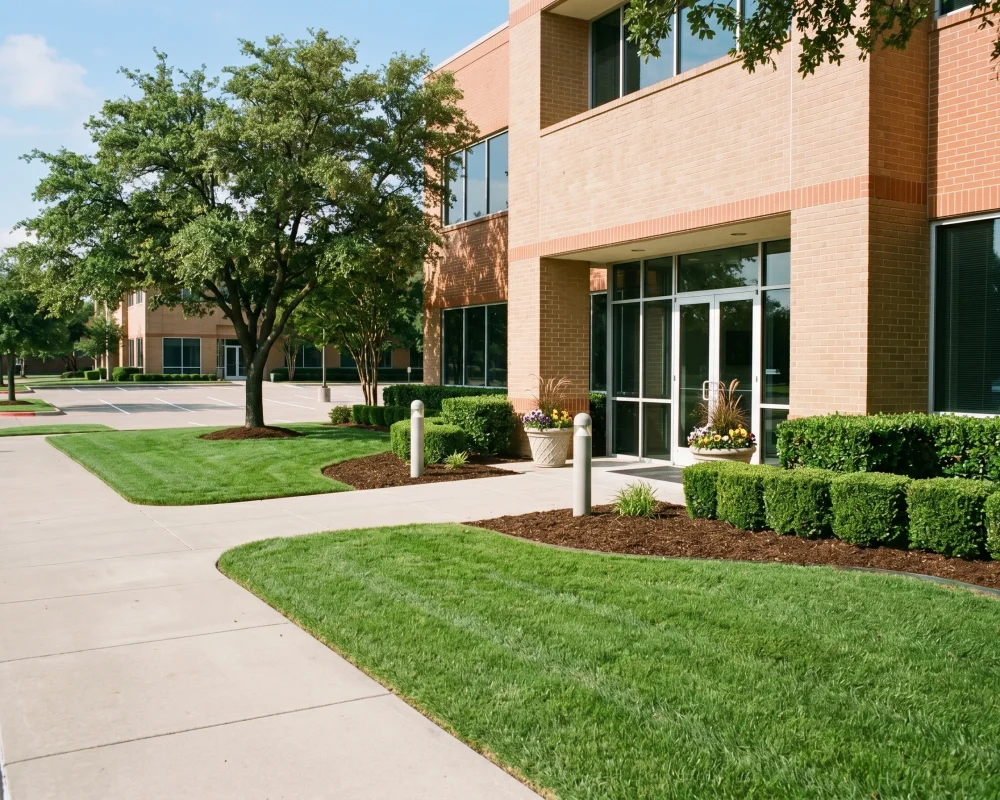 Commercial Landscape Maintenance Colleyville TX Black Hill Landscaping