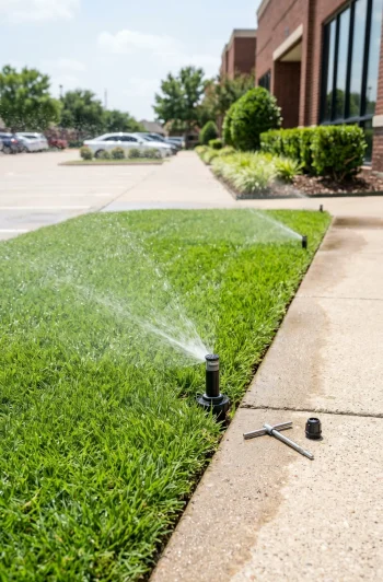 Commercial Irrigation Inspection and Repairs Aledo TX Black Hill Landscaping