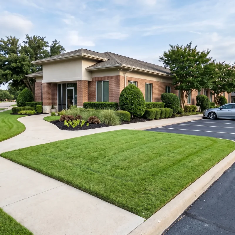Commercial Landscape Maintenance Colleyville TX Black Hill Landscaping