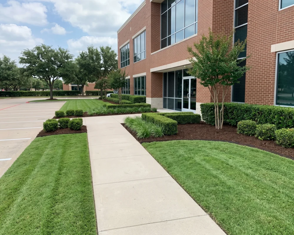 Commercial Landscape Maintenance Arlington TX Black Hill Landscaping