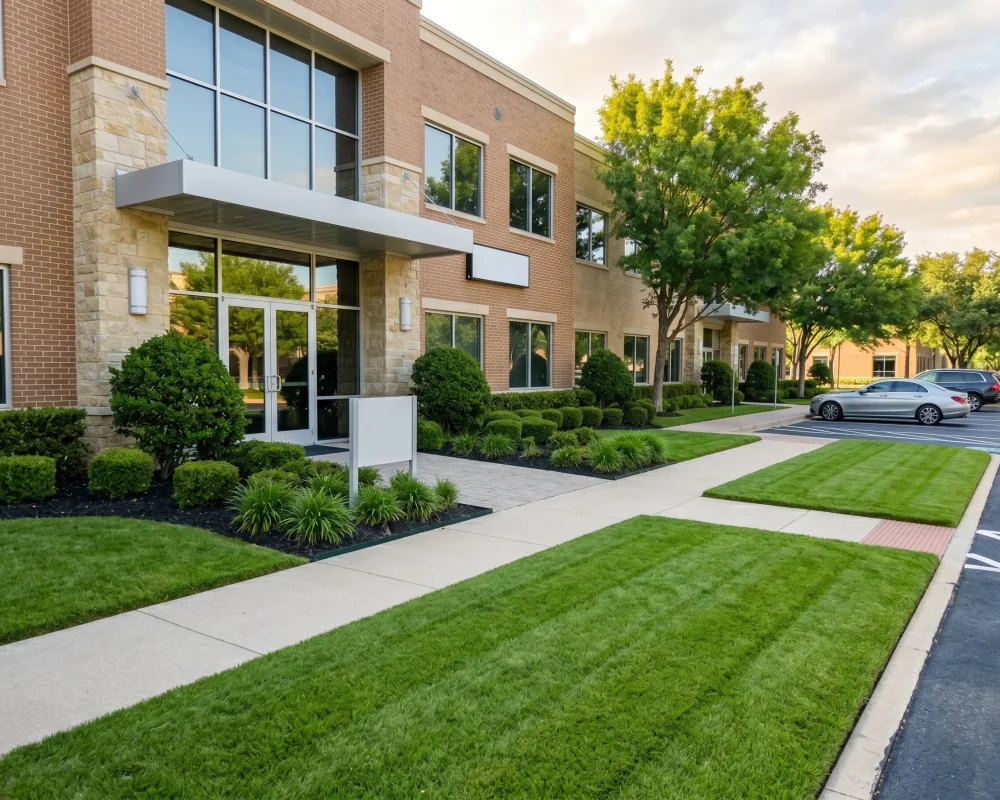 Commercial Landscape Maintenance Colleyville TX Black Hill Landscaping