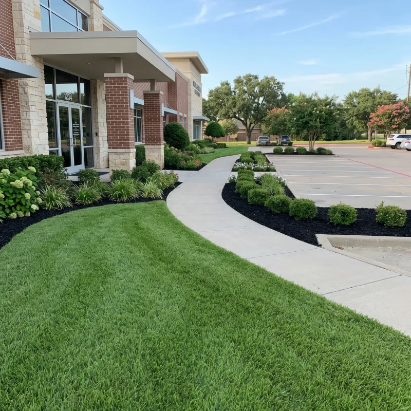 Commercial Fertilization and Weed Control Services Fort Worth TX Black Hill Landscaping