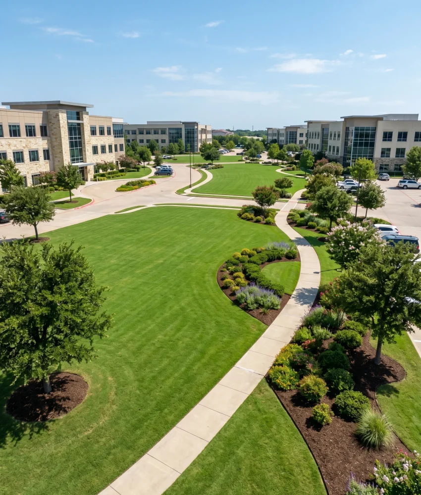 Commercial Fertilization and Weed Control in Benbrook, TX Black Hill Landscaping