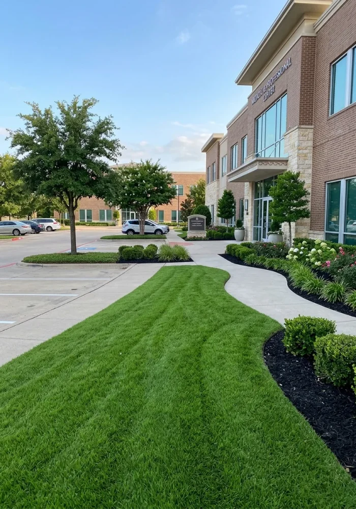Commercial Fertilization and Weed Control Arlington TX Black Hill Landscaping