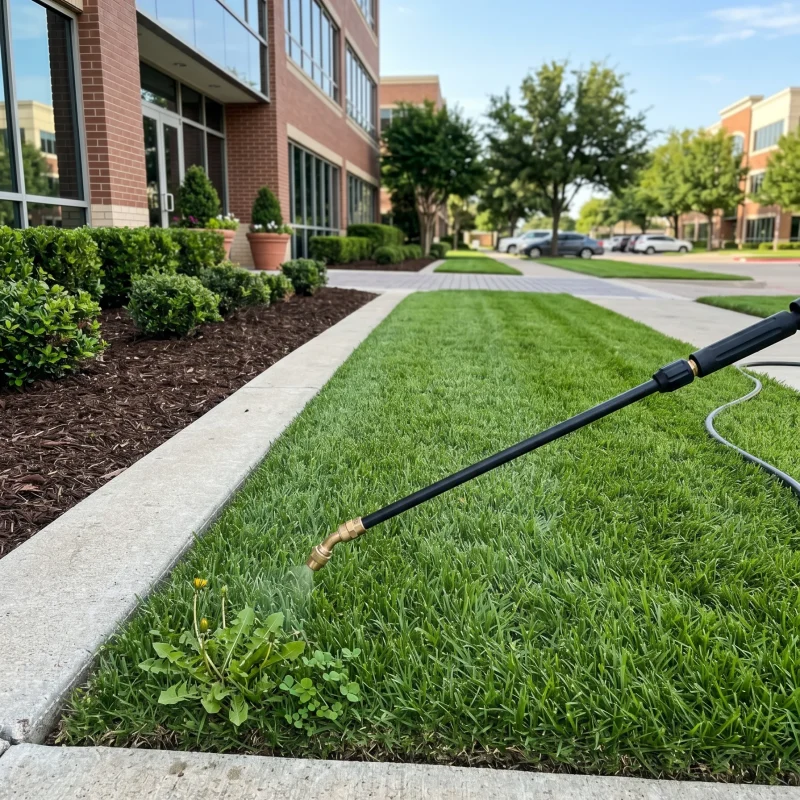 Commercial Fertilization and Weed Control Keller TX Black Hill Landscaping