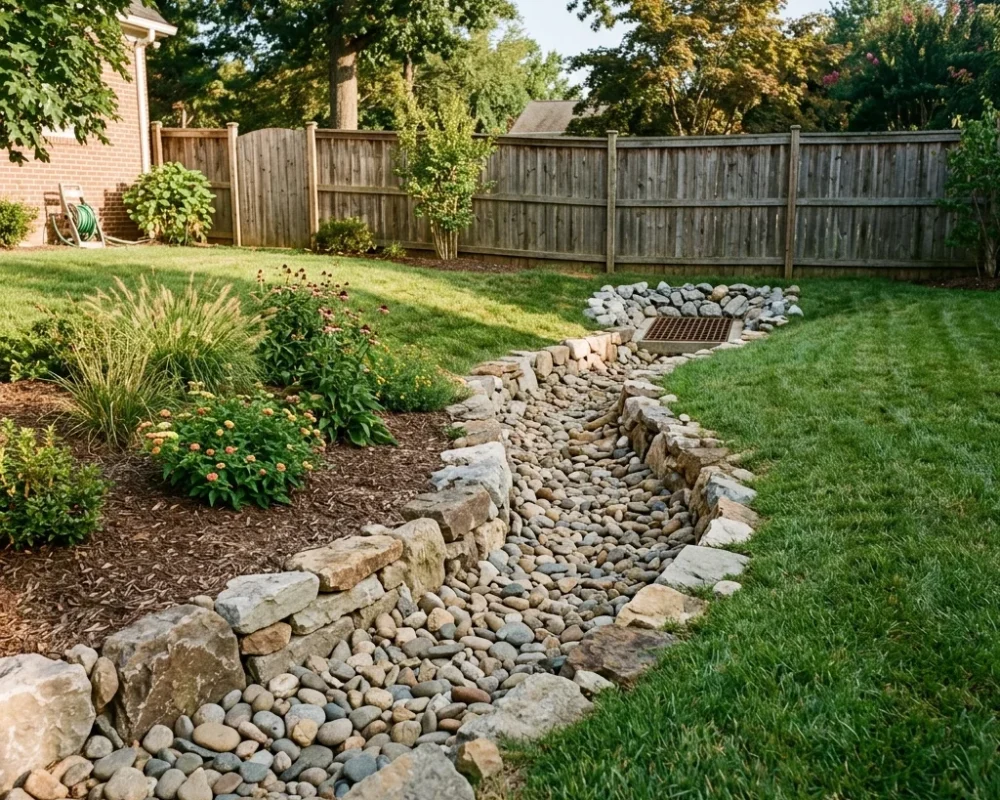 Erosion Control Solutions For Colleyville TX Black Hill Landscaping