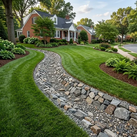 Erosion Control Solutions For Colleyville TX Black Hill Landscaping