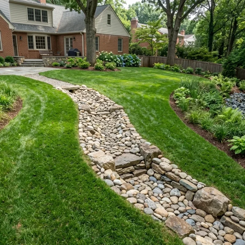 Erosion Control Solutions Keller TX Black Hill Landscaping