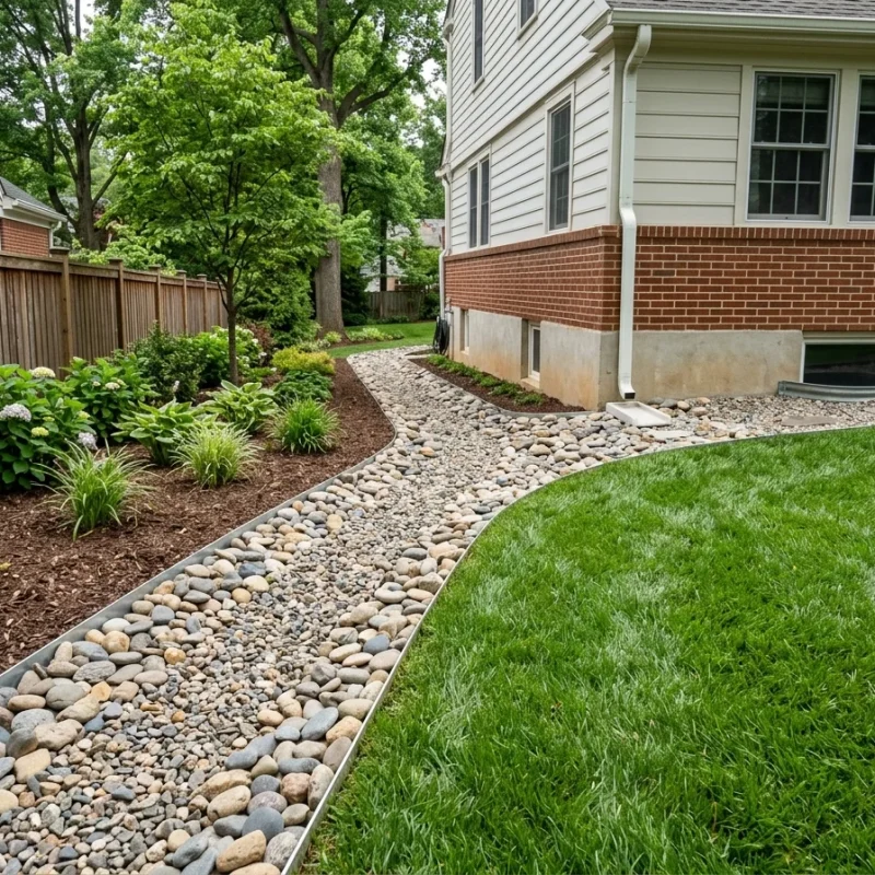 Erosion Control Solutions Colleyville TX Black Hill Landscaping