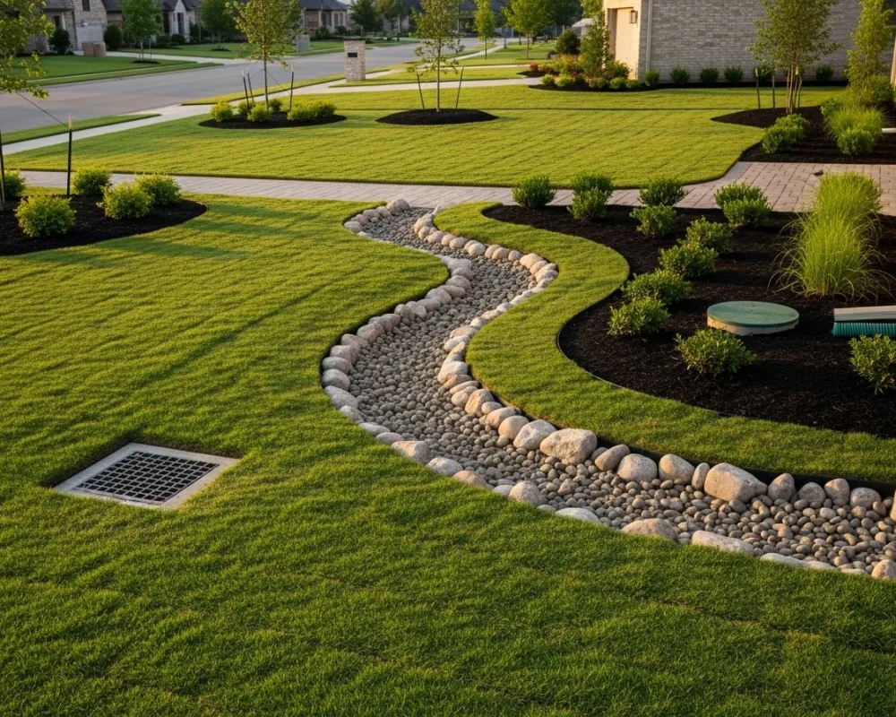 Erosion Control Solutions For Colleyville TX Black Hill Landscaping