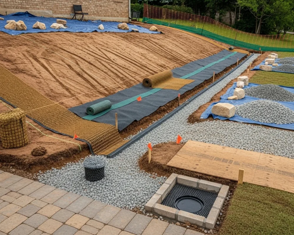 Erosion Control Solutions for Fort Worth Properties Black Hill Landscaping