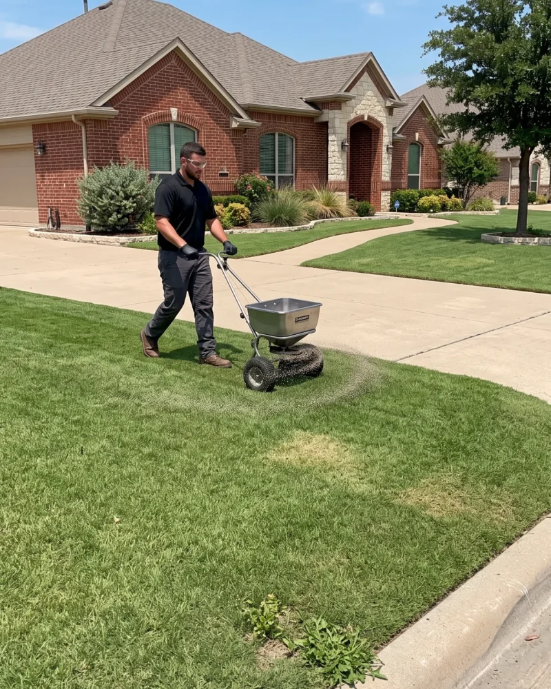 Fertilization and Weed Control In Colleyville TX Black Hill Landscaping