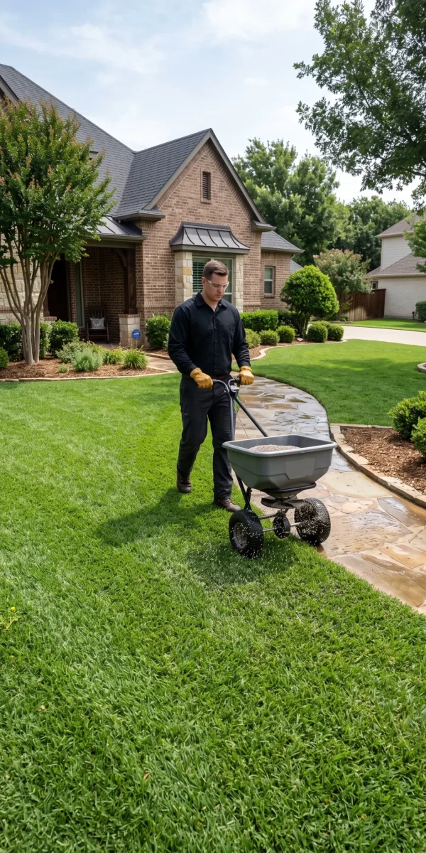 Lawn Fertilization and Weed Control Keller TX Black Hill Landscaping