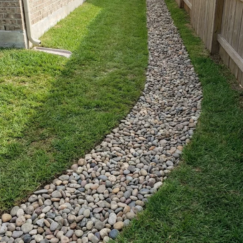 French Drain Installation in Fort Worth Black Hill Landscaping