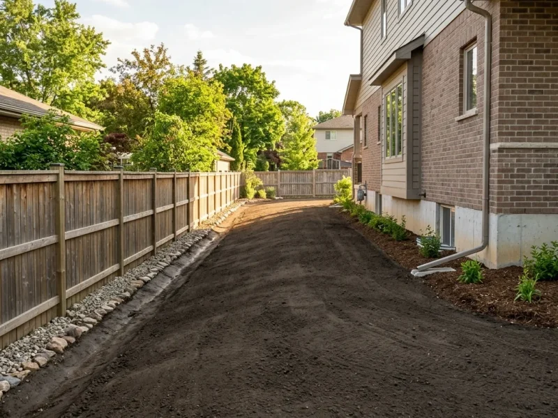 Grade Correction and Resloping Black Hill Landscaping Fort Worth