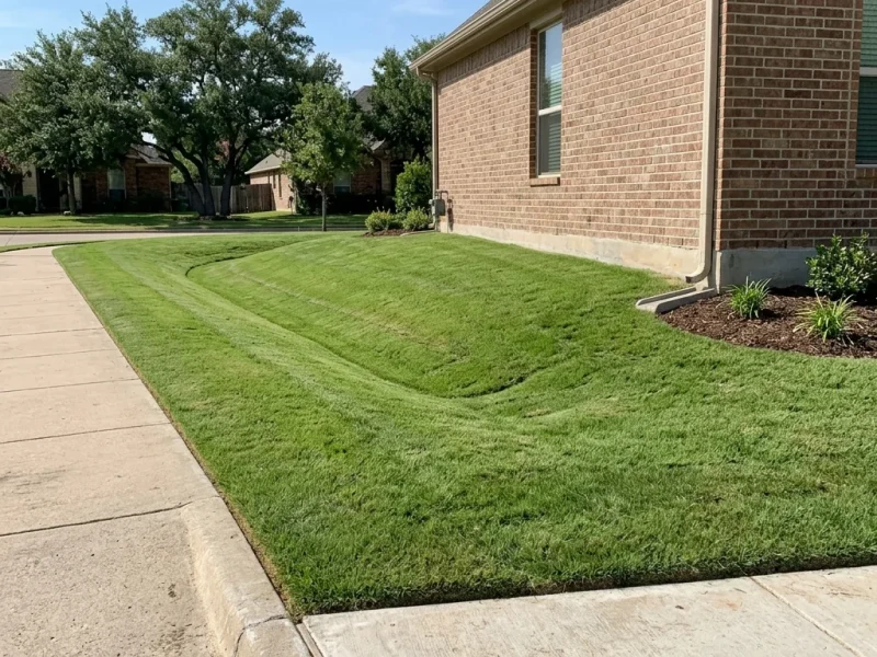 Standing Water Solutions Arlington TX Black Hill Landscaping