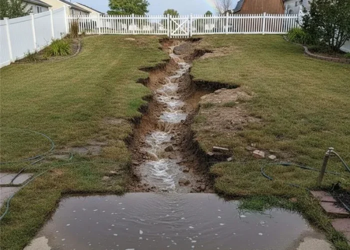 How We Solve Erosion Problems Black Hill Landscaping Fort Worth