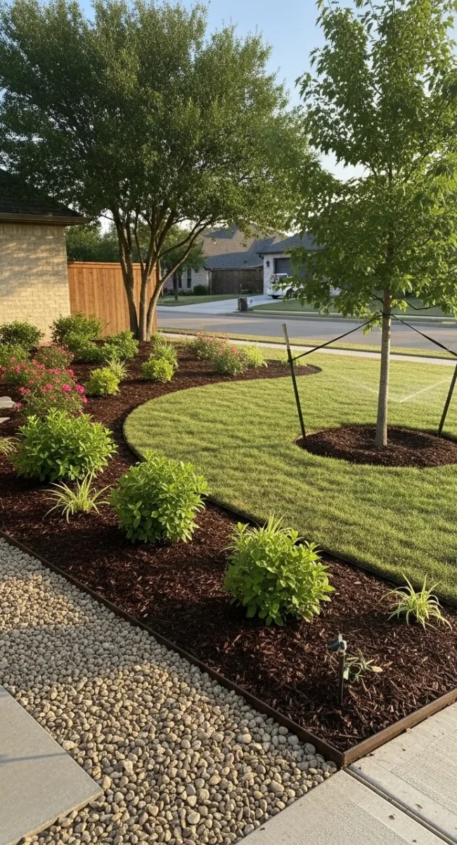 Custom landscape design process for Fort Worth residential property