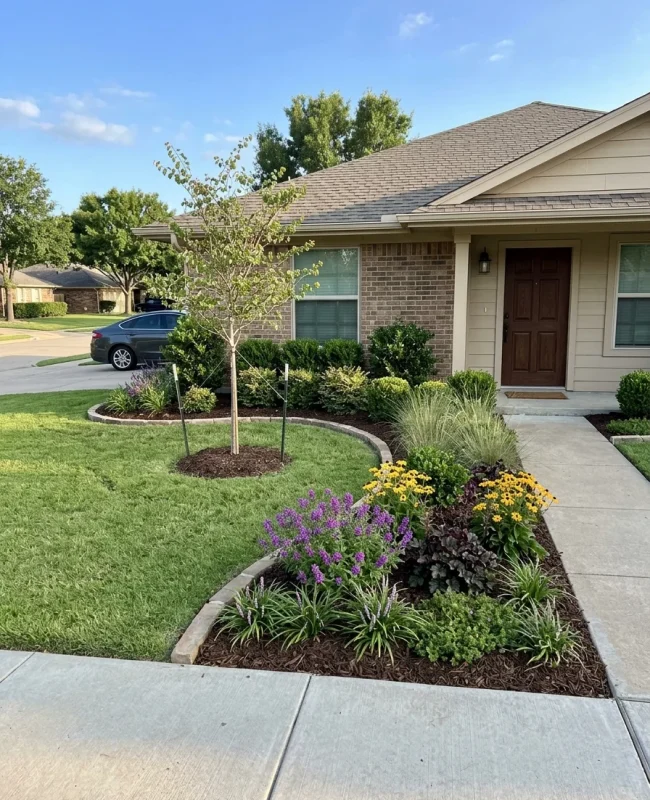 Custom landscape design process for North Texas residential property
