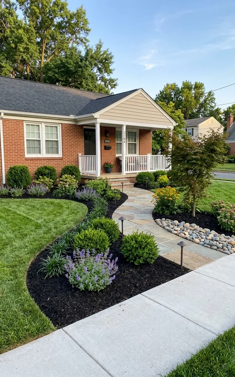 Custom landscape installation process for North Texas residential property