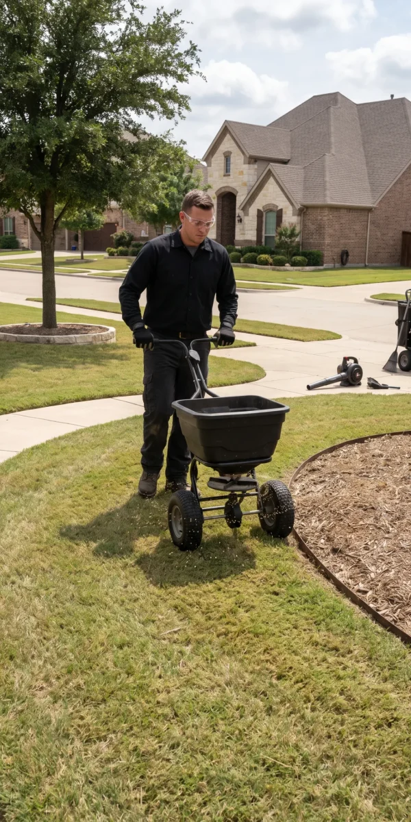 Fertilization and Weed Control Services Southlake TX Black Hill Landscaping
