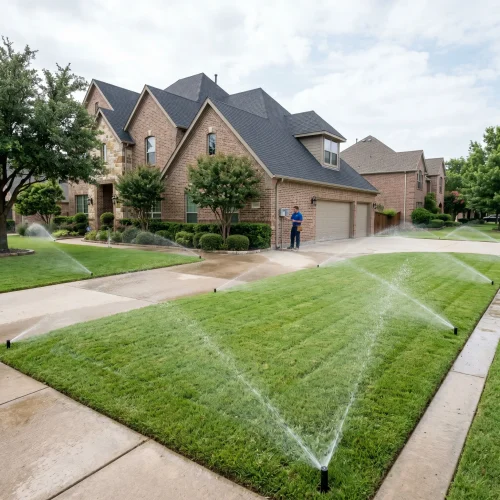 Sprinkler Installation Services Aledo TX Black Hill Landscaping