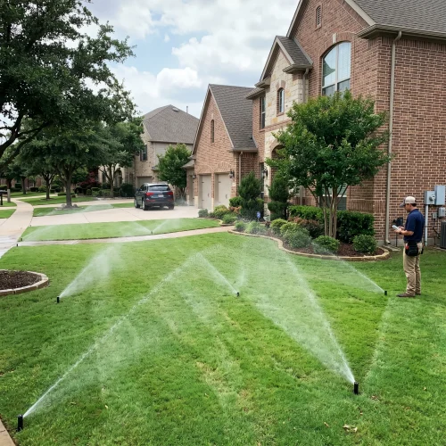 Sprinkler Installation Services Keller TX Black Hill Landscaping