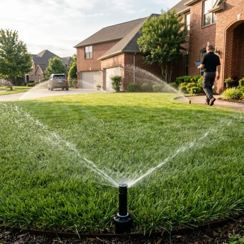 Sprinkler Installation Services Benbrook TX Black Hill Landscaping
