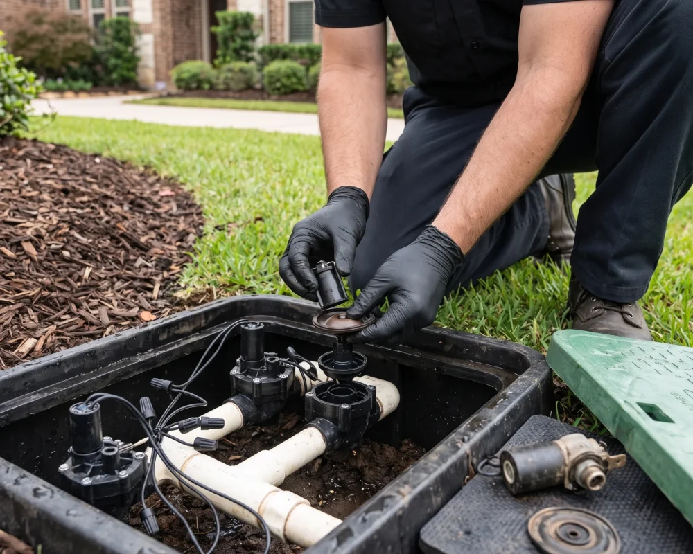 Sprinkler Repair Services Black Hill Landscaping Fort Worth
