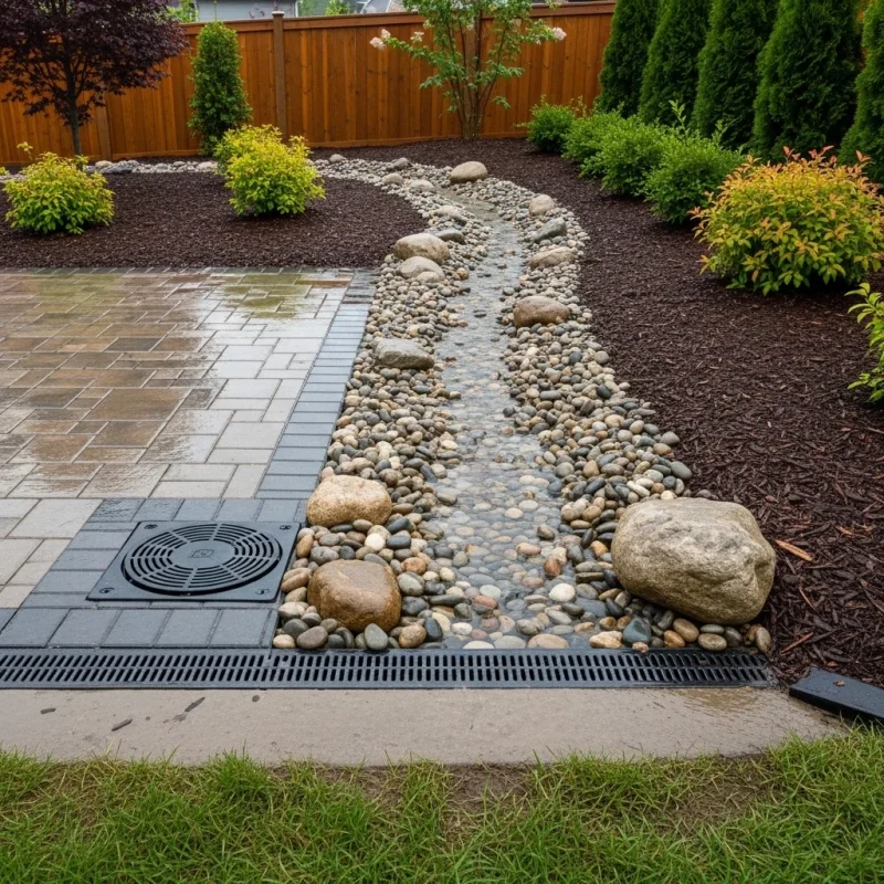 Standing Water Solutions For Aledo TX Black Hill Landscaping