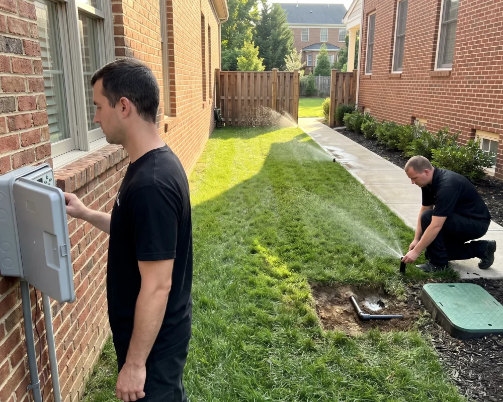 Sprinkler Repair and Head Replacement Services Benbrook TX Black Hill Landscaping