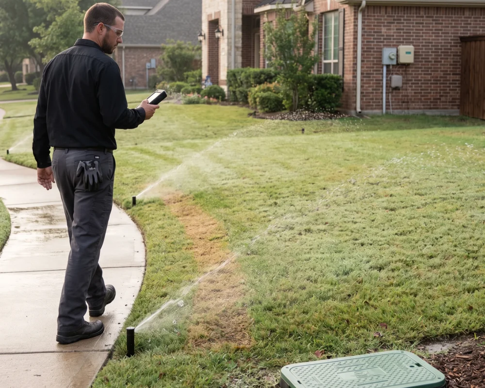 Sprinkler System Requirements Fort Worth Black Hill Landscaping